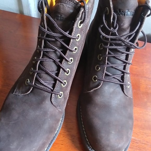 Timberland Redwood Falls WP Brown Full Grain Leather Boots Men\'s Sz USA 10 main image 6